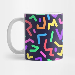 Vibrant Multicolor Doodles Mug